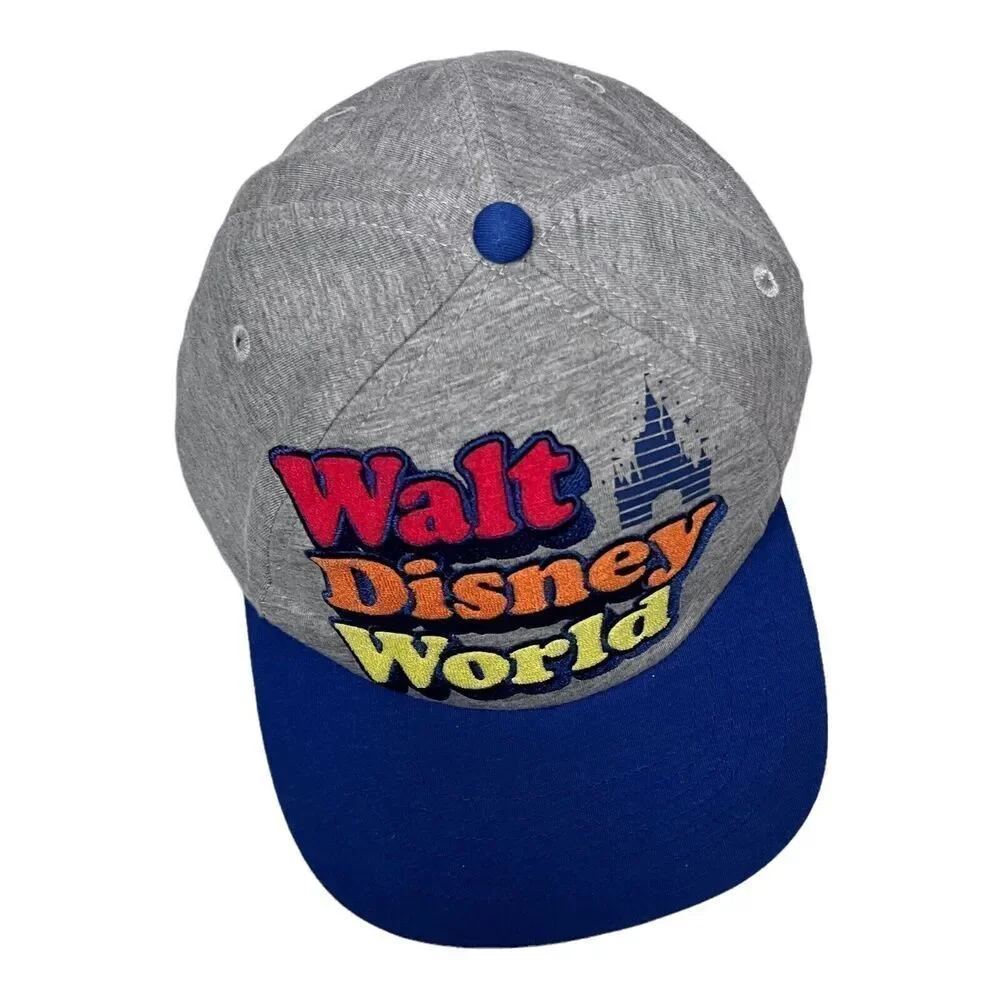 Disney Parks Hat Adult Walt Disney World Baseball Cap Retro 1971 Castle Snapback